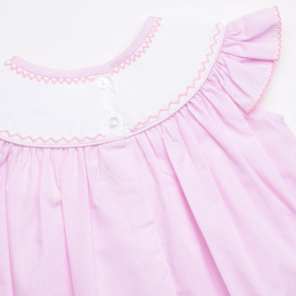 Happy Halloween Smocked Dress, Pink