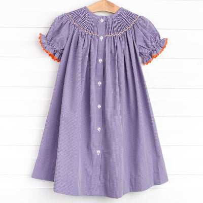 Boo-tiful Smocked Dress, Purple