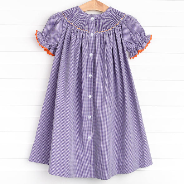 Boo-tiful Smocked Dress, Purple