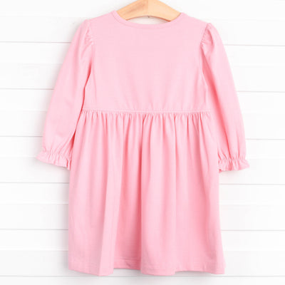 Boo Buddies Applique Dress, Pink