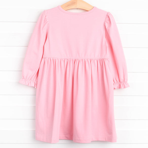 Boo Buddies Applique Dress, Pink