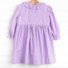 Happy Haunting Smocked Dress, Purple