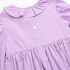 Happy Haunting Smocked Dress, Purple