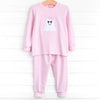 Ghoul Friend Applique Soft Set, Pink Stripe