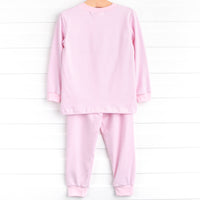 Ghoul Friend Applique Soft Set, Pink Stripe