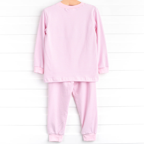 Ghoul Friend Applique Soft Set, Pink Stripe