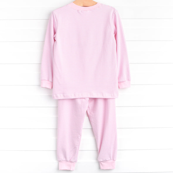 Ghoul Friend Applique Soft Set, Pink Stripe
