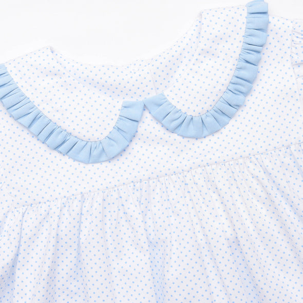 Pick of the Patch Applique Bloomer Set, Blue