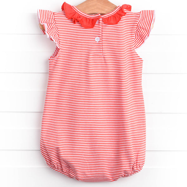 Seeing Stars Applique Bubble, Red Stripe