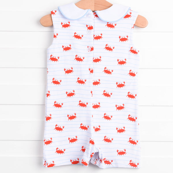 Riding Waves Romper, Red