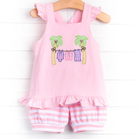 Surf's Up Bloomer Set, Pink