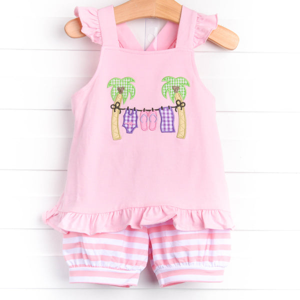 Surf's Up Bloomer Set, Pink