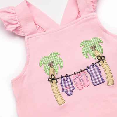 Surf's Up Bloomer Set, Pink
