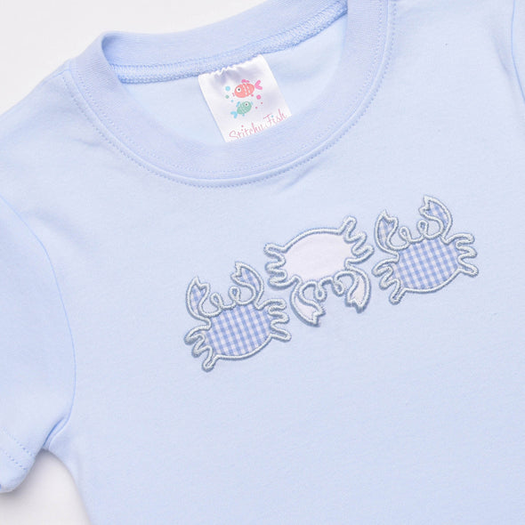 Pinchy Pals Applique Shirt, Blue