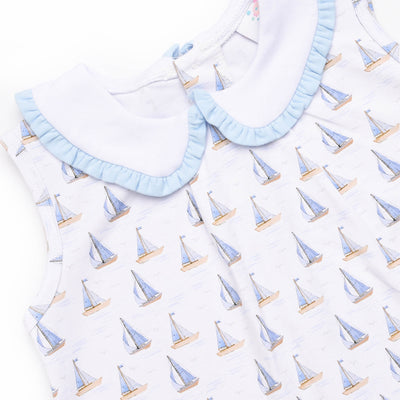 Sails and Sunshine Dress, Blue