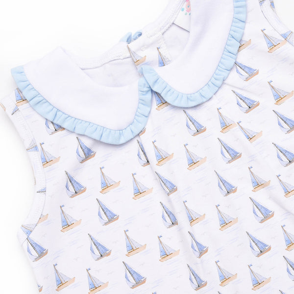Sails and Sunshine Dress, Blue