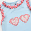 See the Love Applique Shirt, Blue