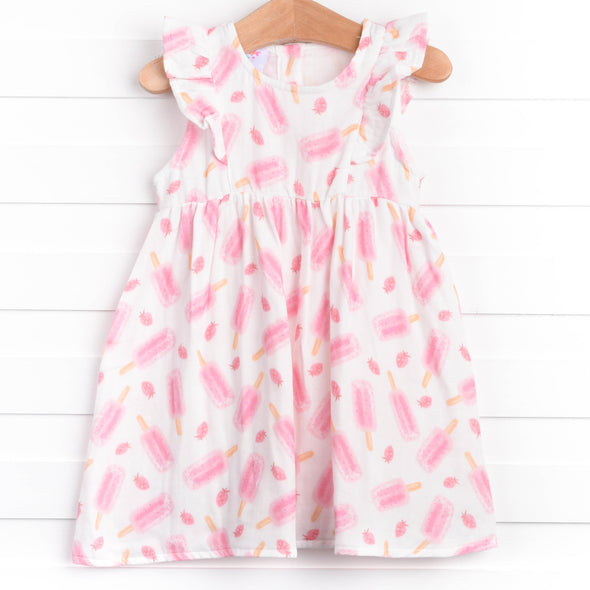 Popsicle Party Muslin Dress, Pink