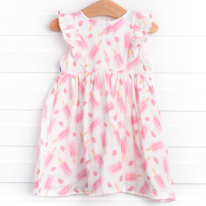 Popsicle Party Muslin Dress, Pink