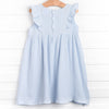 Sky Blue Muslin Dress, Blue