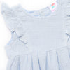 Sky Blue Muslin Dress, Blue