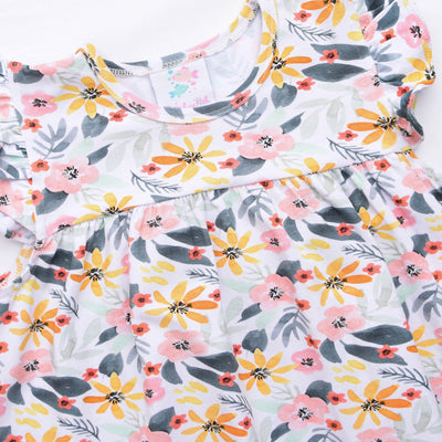 Flower Child Dress, Navy
