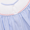 By the Shore Smocked Dress, Blue
