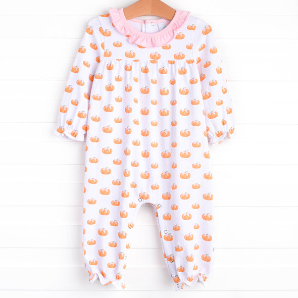 Plenty Pumpkins Romper, Pink