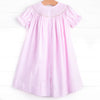 Pretty Pretty Pumpkin Smocked Bishop Dress, Pink