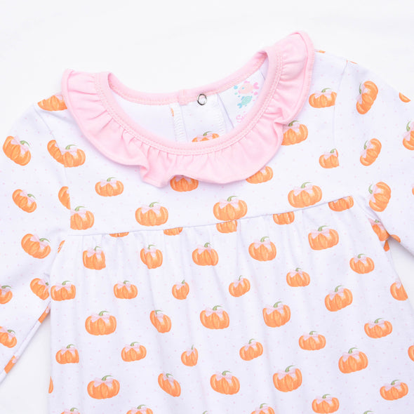 Plenty Pumpkins Romper, Pink