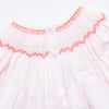 Gathering Gal Smocked Bishop Dress, Pink