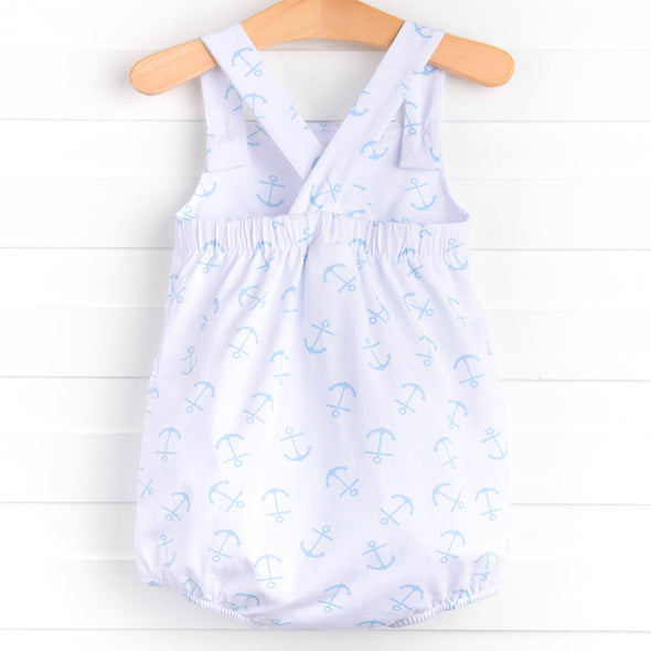 Anchor Down Bubble, White