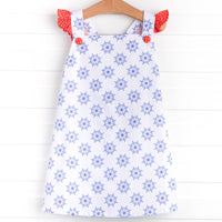 Steer Clear Dress, Blue