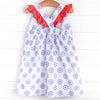 Steer Clear Dress, Blue