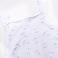 Anchor Down Ruffle Bubble, White