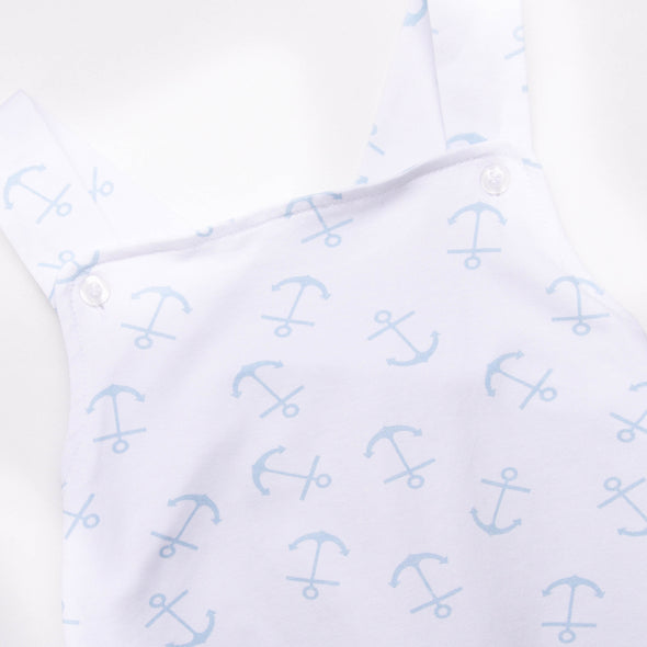 Anchor Down Ruffle Bubble, White