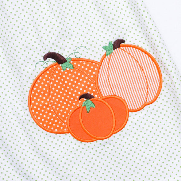Pumpkin Princess Applique Bloomer Set