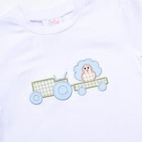 Gobble Gang Applique Pant Set, Blue