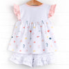 Cray-sea Critters Short Set, Pink
