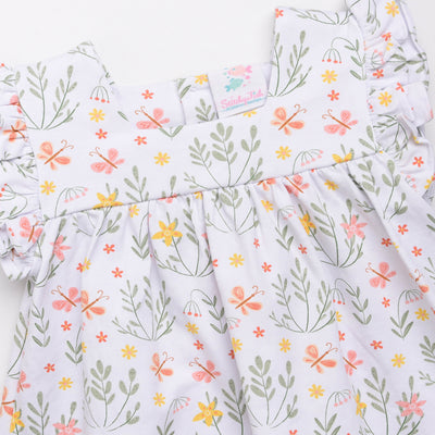 Summer Smiles Bloomer Set, White