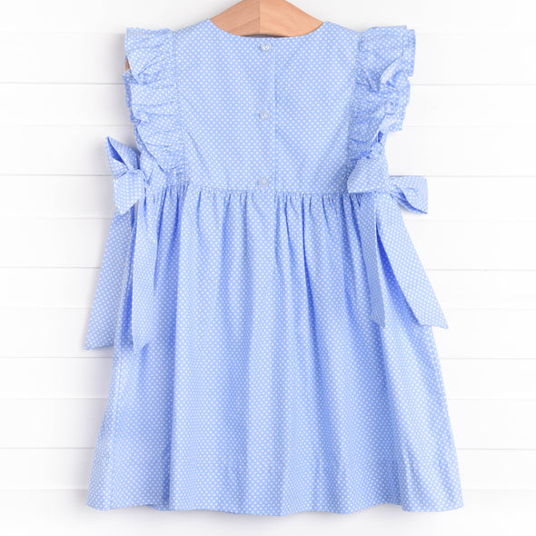 Taste of Summer Smocked Dress, Blue