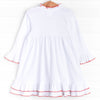 Winter's Nap Smocked Gown, White