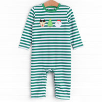 Holiday Favorite Trio Romper, Green