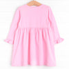 Warm Wishes Applique Dress, Pink