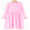 Warm Wishes Applique Dress, Pink