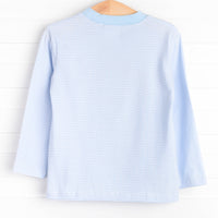 Tinsel Truck Applique Top, Blue