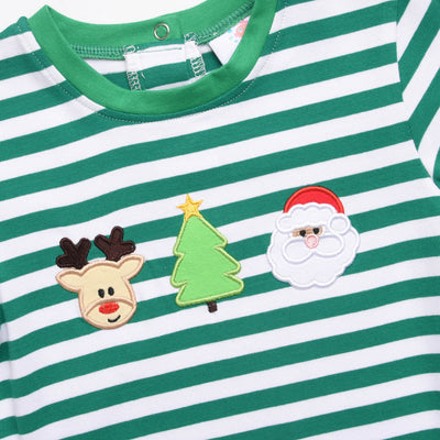 Holiday Favorite Trio Romper, Green