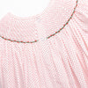 Holly Jolly Smocked Bishop Dress, Red