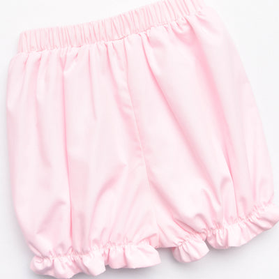 Gingersnap Sweetie Smocked Bloomer Set, Pink