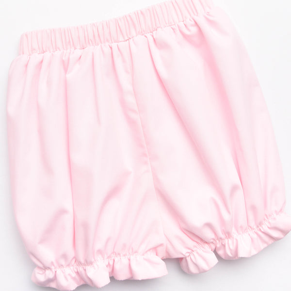 Gingersnap Sweetie Smocked Bloomer Set, Pink